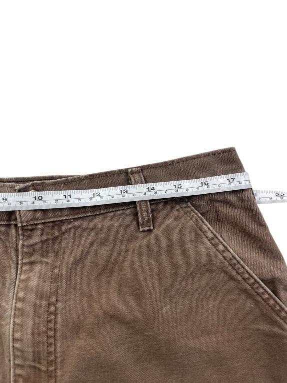 CARHARTT CARGO PANTS WORKWEAR BROWN ΑΝΤΡΙΚΟ PRE OWNED L