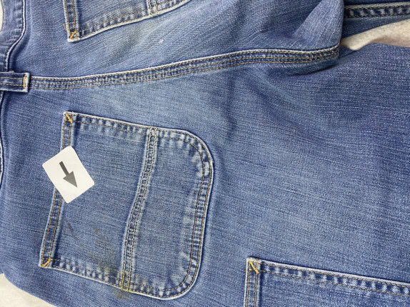 CARHARTT CARGO PANTS WORKWEAR BLUE MEN PRE OWNED S