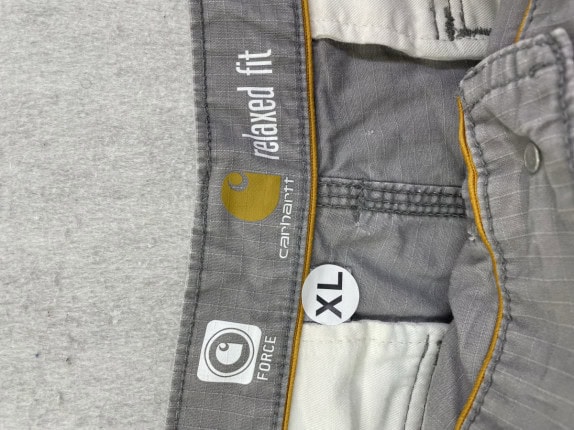CARHARTT CARGO SHORTS WORKWEAR ΓΚΡΙ ΑΝΤΡΙΚΟ PRE OWNED XL