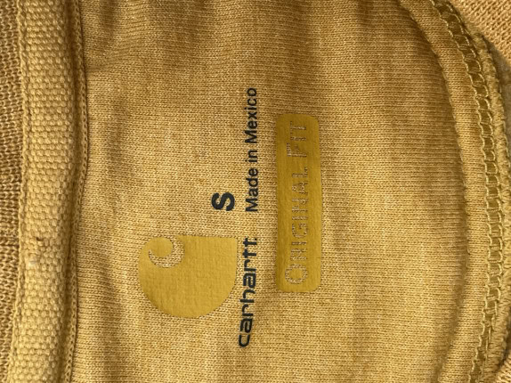 CARHARTT CREWNECK WORKWEAR BEIGE ΑΝΤΡΙΚΟ PRE OWNED S
