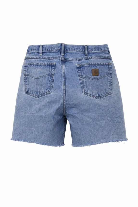 CARHARTT DENIM SHORTS DISTRESSED BLUE ΑΝΤΡΙΚΟ PRE OWNED L