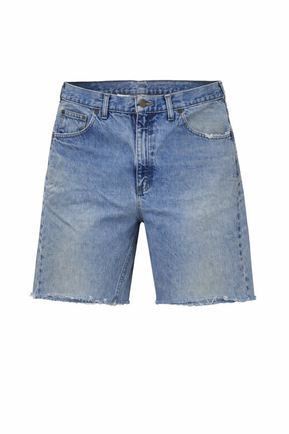 CARHARTT SHORTS DENIM DISTRESSED BLU UOMO PRE OWNED L