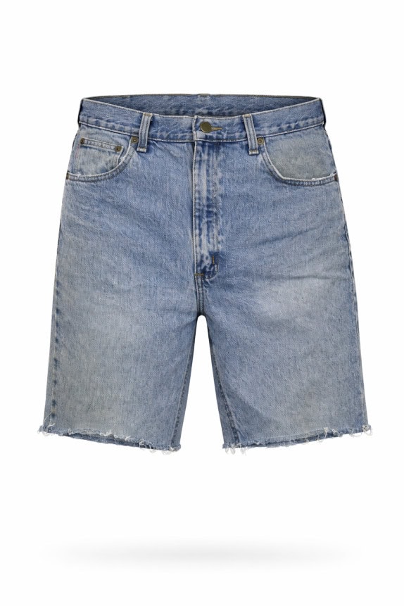 CARHARTT DENIM SHORTS VINTAGE WASHED BLUE ΑΝΤΡΙΚΟ PRE OWNED L