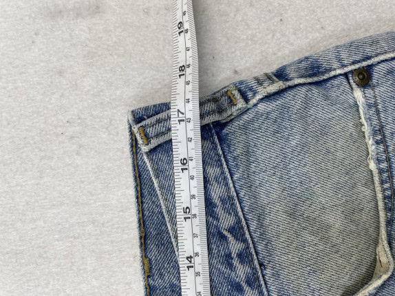 CARHARTT DENIM SHORTS VINTAGE WASHED BLUE ΑΝΤΡΙΚΟ PRE OWNED L