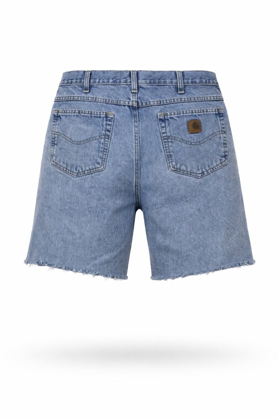 CARHARTT DENIM SHORTS VINTAGE WASHED BLUE ΑΝΤΡΙΚΟ PRE OWNED L