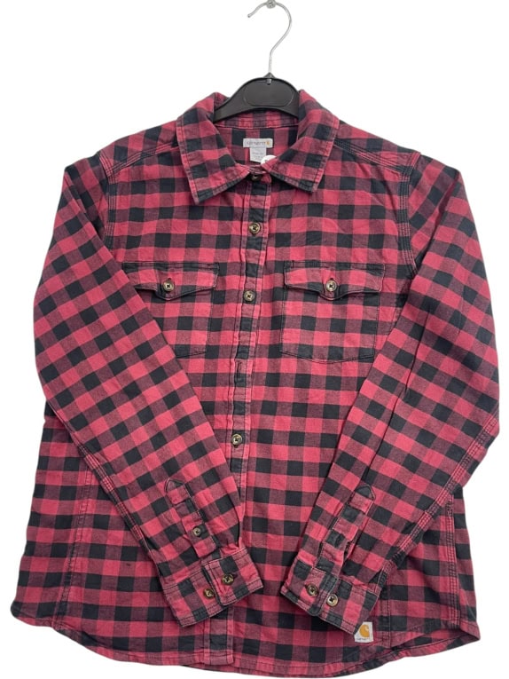 CARHARTT CAMICIA FLANELLA WORKWEAR ROSSO DONNA PRE OWNED M