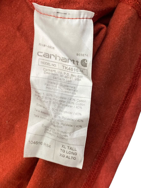 CARHARTT FORCE T SHIRT WORKWEAR ΚΕΡΑΜΙΔΙ ΑΝΤΡΙΚΟ PRE OWNED XL