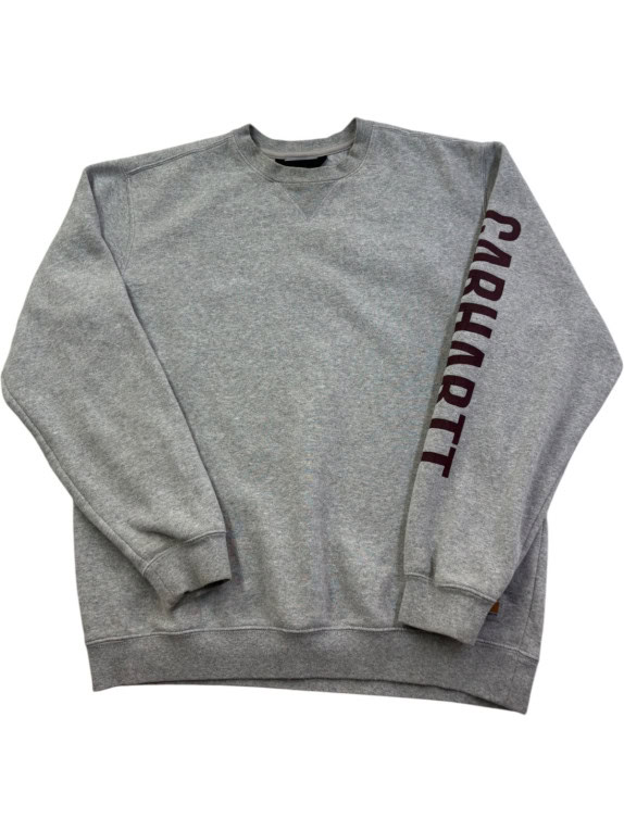 CARHARTT ΦΟΥΤΕΡ CREWNECK WORKWEAR ΓΚΡΙ ΜΕΛΑΝΖΕ ΑΝΤΡΙΚΟ PRE OWNED M