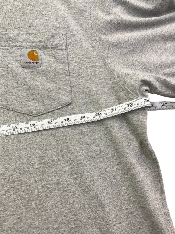 CARHARTT GRAPHIC TEE MINIMAL ΓΚΡΙ ΑΝΤΡΙΚΟ PRE OWNED L