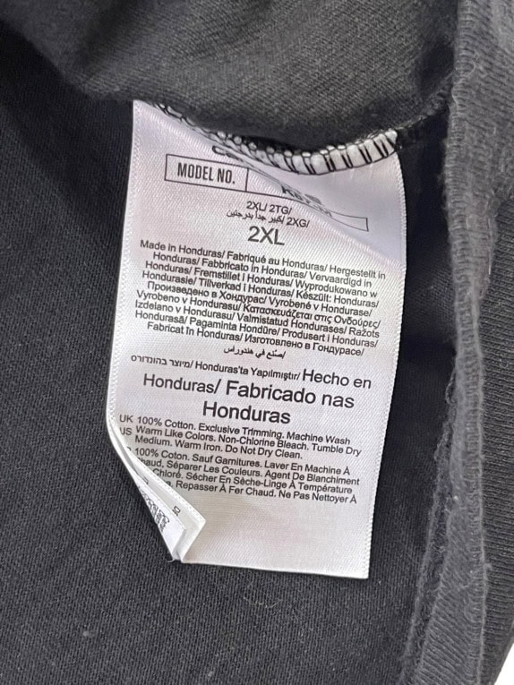 CARHARTT GRAPHIC TEE WORKWEAR ΜΑΥΡΟ ΑΝΤΡΙΚΟ PRE OWNED 2XL