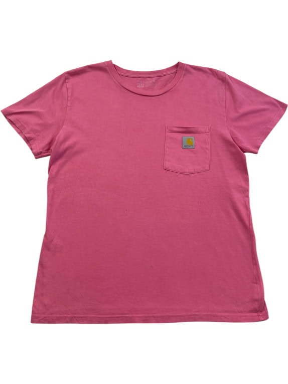 CARHARTT DONNA T SHIRT MINIMAL ROSA PRE OWNED M