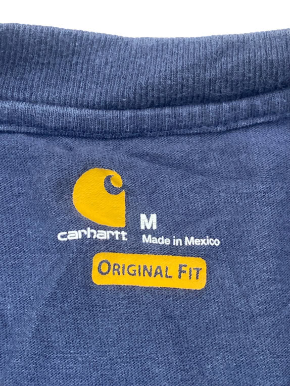 CARHARTT HENLEY ΜΠΛΟΥΖΑ WORKWEAR NAVY ΑΝΤΡΙΚΟ PRE OWNED M