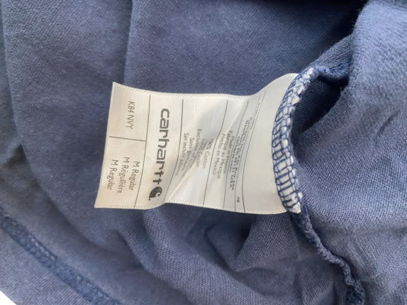 CARHARTT HENLEY ΜΠΛΟΥΖΑ WORKWEAR NAVY ΑΝΤΡΙΚΟ PRE OWNED M