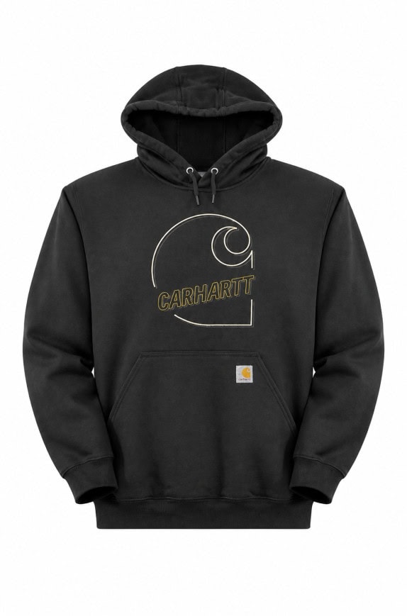 CARHARTT HOODIE GRAPHIC BLACK ΑΝΤΡΙΚΟ PRE OWNED L