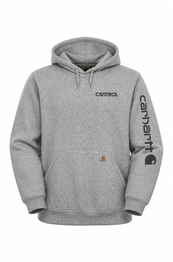 Y2K CARHARTT FELPA CON CAPPUCCIO STREETWEAR GRIGIO UOMO PRE OWNED XXL