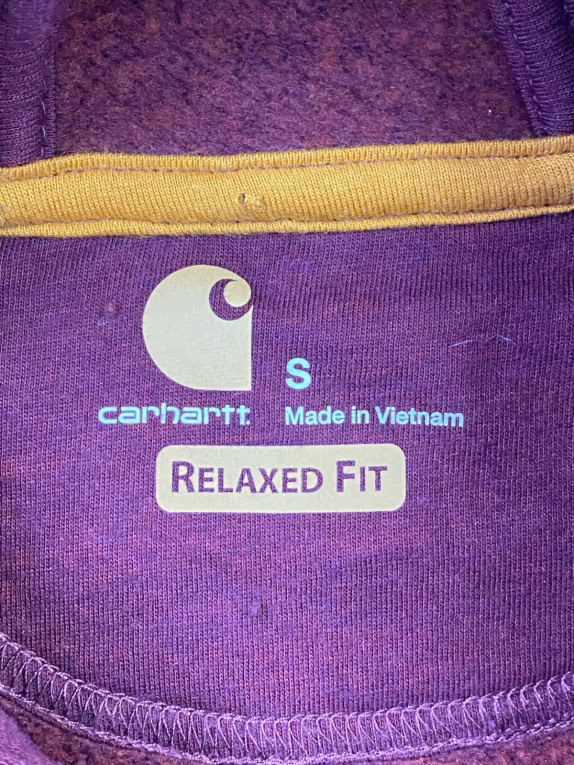 CARHARTT HOODIE STREETWEAR ΜΠΟΡΝΤΟ ΑΝΤΡΙΚΟ PRE OWNED S