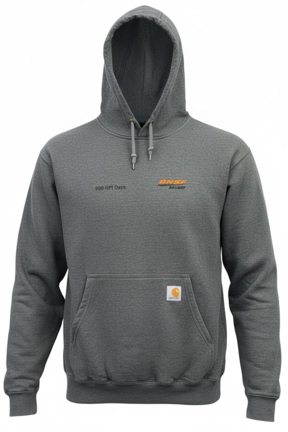CARHARTT HOODIE WORKWEAR CHARCOAL ΑΝΤΡΙΚΟ PRE OWNED M