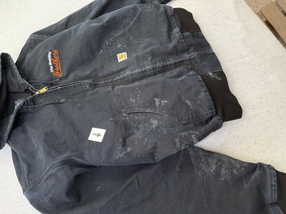 2010 CARHARTT FELPA CON CAPPUCCIO WORKWEAR NERA UOMO PRE OWNED XL
