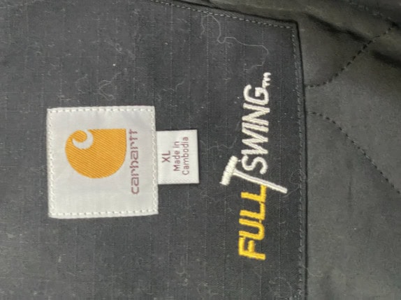 CARHARTT JACKET STREETWEAR BLACK ΑΝΤΡΙΚΟ PRE OWNED XL