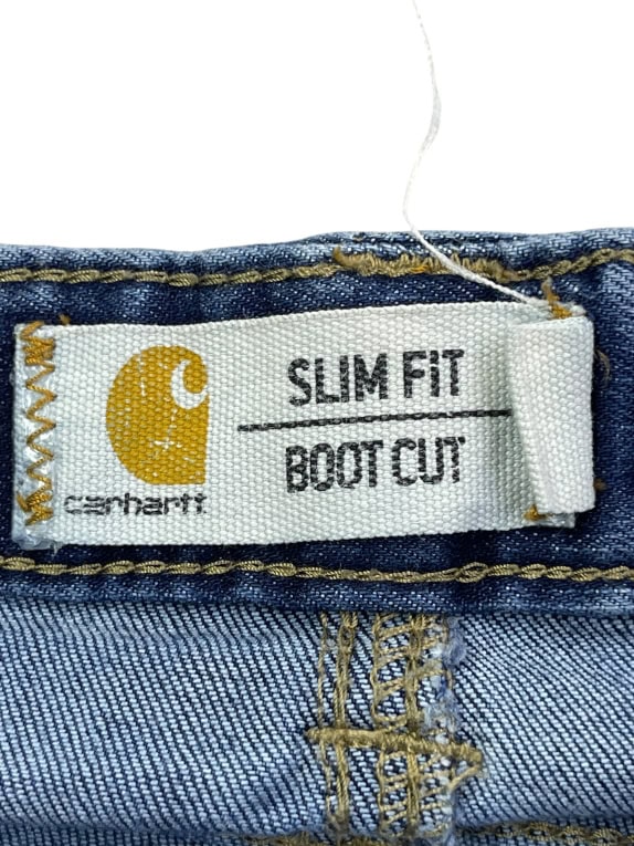 CARHARTT JEANS SLIM FIT BOOT CUT ΜΠΛΕ UNISEX L