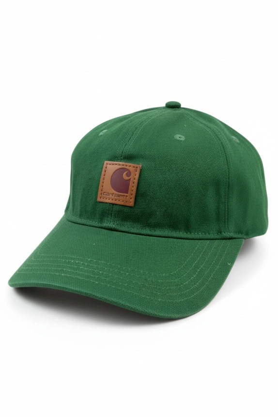 CARHARTT ΚΑΠΕΛΟ JOCKEY ΔΕΡΜΑΤΙΝΟ ΛΟΓΟΤΥΠΟ ΠΡΑΣΙΝΟ UNISEX ONE SIZE