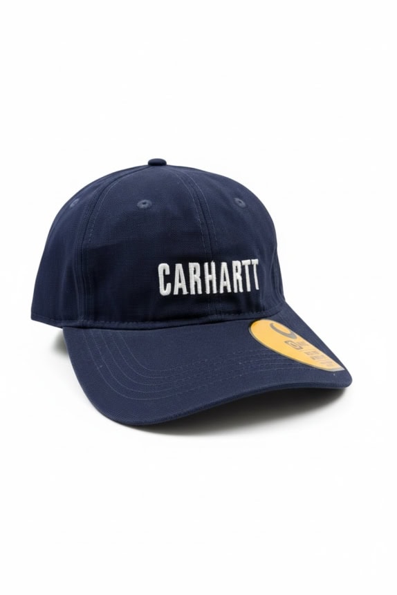 CARHARTT ΚΑΠΕΛΟ JOCKEY FORCE ΜΕ ΚΕΝΤΗΤΟ ΛΟΓΟΤΥΠΟ ΜΠΛΕ ΣΚΟΥΡΟ UNISEX ONE SIZE