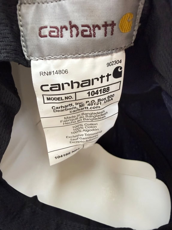 CARHARTT ΚΑΠΕΛΟ JOCKEY FORCE ΜΕ ΚΕΝΤΗΤΟ ΛΟΓΟΤΥΠΟ ΜΠΛΕ ΣΚΟΥΡΟ UNISEX ONE SIZE