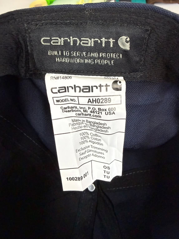 CARHARTT ΚΑΠΕΛΟ JOCKEY VINTAGE STYLE LEATHER LOGO PATCH ΜΠΛΕ UNISEX ONE SIZE