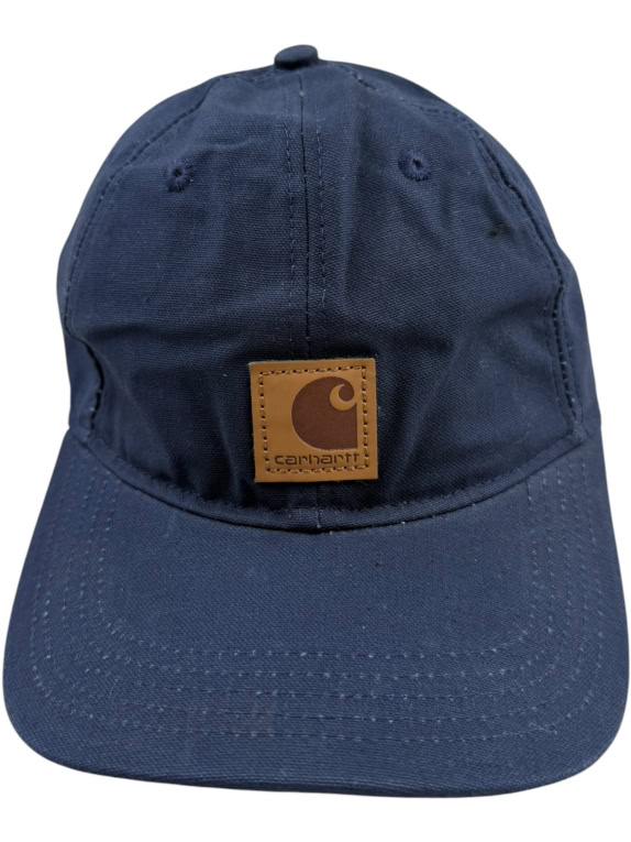 CARHARTT ΚΑΠΕΛΟ JOCKEY VINTAGE STYLE LEATHER LOGO PATCH ΜΠΛΕ UNISEX ONE SIZE