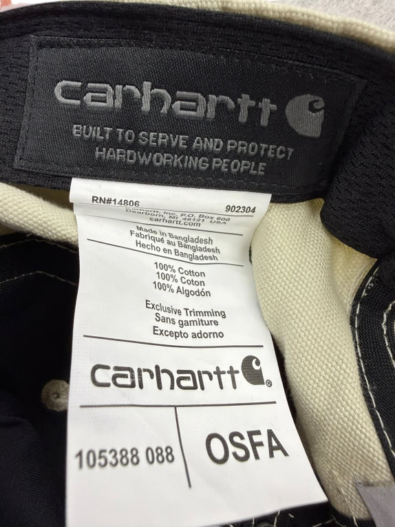 CARHARTT ΚΑΠΕΛΟ WORKWEAR VINTAGE LOGO PATCH ΜΠΕΖ UNISEX ONE SIZE