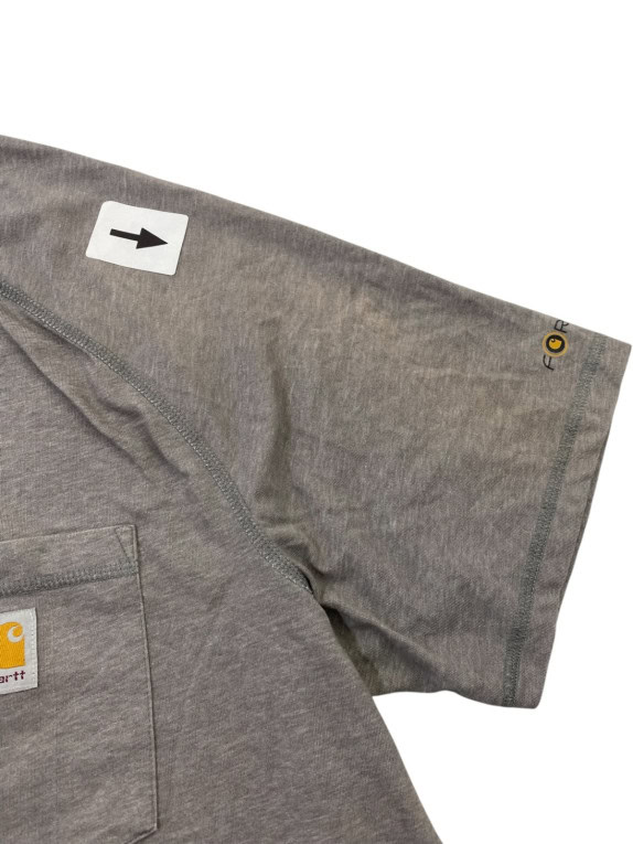 CARHARTT ΚΟΝΤΟΜΑΝΙΚΗ ΜΠΛΟΥΖΑ MINIMAL ΓΚΡΙ ΑΝΤΡΙΚΟ PRE OWNED L