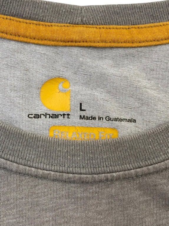 CARHARTT ΚΟΝΤΟΜΑΝΙΚΗ ΜΠΛΟΥΖΑ MINIMAL ΓΚΡΙ ΑΝΤΡΙΚΟ PRE OWNED L