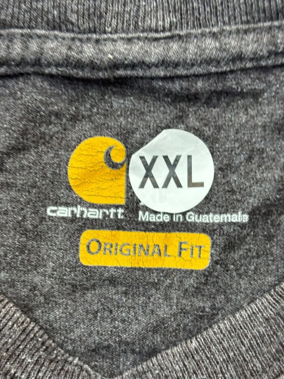 CARHARTT ΚΟΝΤΟΜΑΝΙΚΗ ΜΠΛΟΥΖΑ WORKWEAR CHARCOAL ΑΝΤΡΙΚΟ PRE OWNED XXL