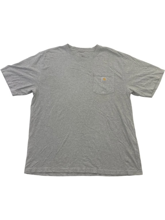 CARHARTT POCKET T SHIRT WORKWEAR GREY MEN PRE OWNED XL