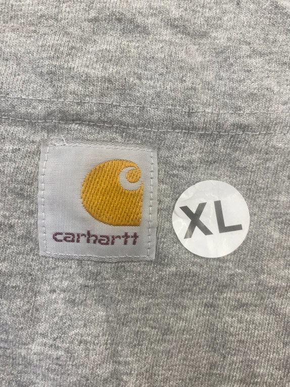 CARHARTT POCKET T SHIRT WORKWEAR GREY MEN PRE OWNED XL
