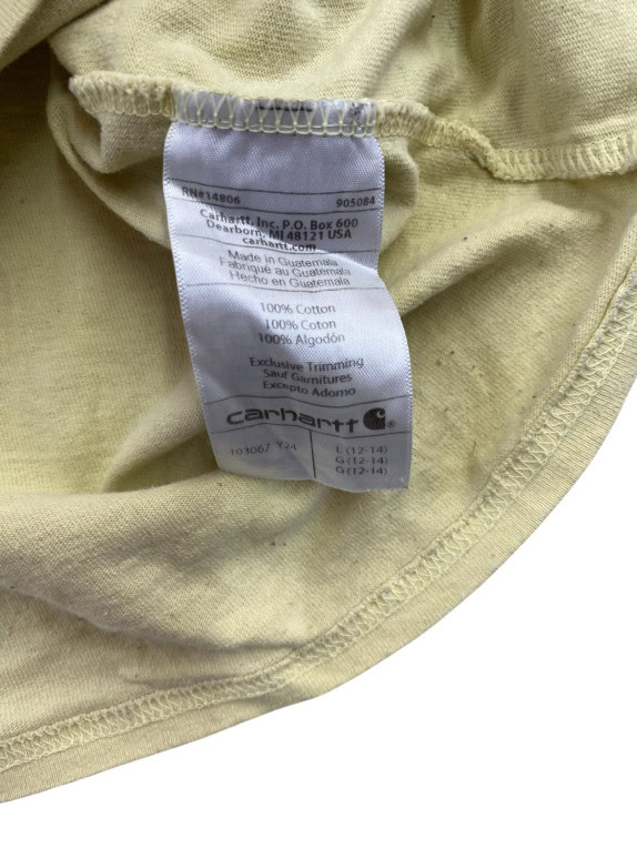 CARHARTT ΚΟΝΤΟΜΑΝΙΚΗ ΜΠΛΟΥΖΑ WORKWEAR ΚΡΕΜ UNISEX PRE OWNED L