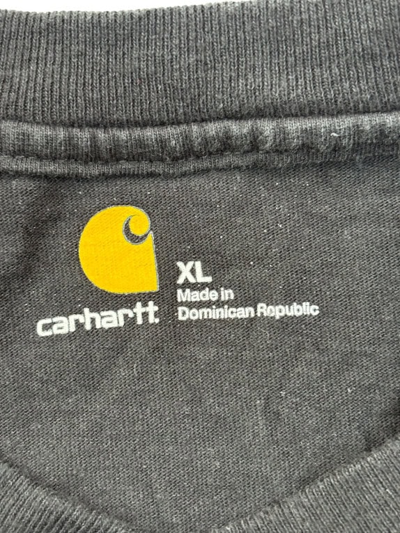 CARHARTT ΚΟΝΤΟΜΑΝΙΚΟ HENLEY WORKWEAR ΜΑΥΡΟ ΑΝΤΡΙΚΟ PRE OWNED XL