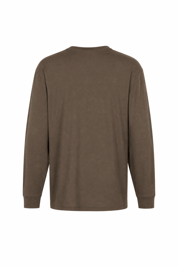 CARHARTT LONG SLEEVE TEE MINIMAL BROWN MEN PRE OWNED 2XL