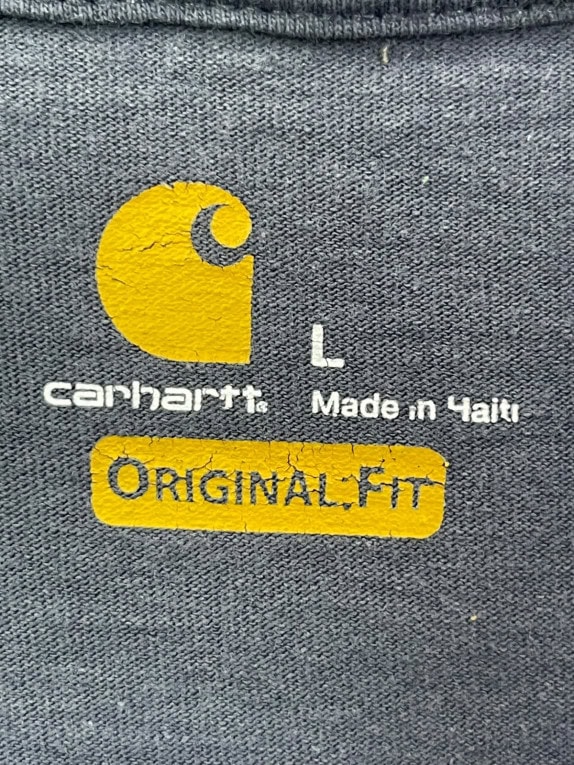 CARHARTT LOOSE FIT ΜΠΛΕ ΑΝΤΡΙΚΟ PRE OWNED L