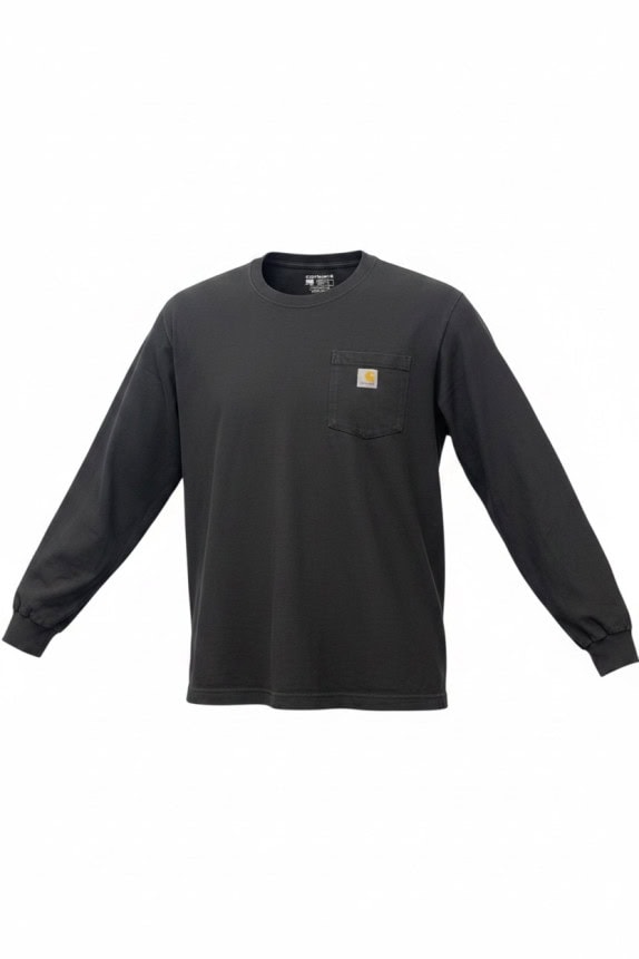 CARHARTT ΜΑΚΡΥΜΑΝΙΚΗ ΜΠΛΟΥΖΑ WORKWEAR FADED BLACK ΑΝΤΡΙΚΟ PRE OWNED L