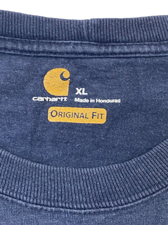 CARHARTT ΜΑΚΡΥΜΑΝΙΚΗ ΜΠΛΟΥΖΑ WORKWEAR FADED NAVY ΑΝΤΡΙΚΟ PRE OWNED XL