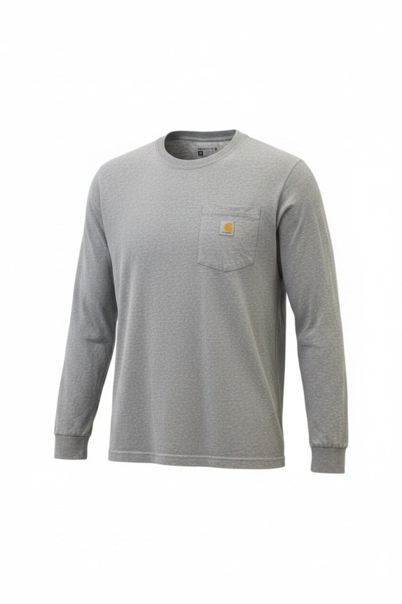 CARHARTT ΜΑΚΡΥΜΑΝΙΚΗ ΜΠΛΟΥΖΑ WORKWEAR ΓΚΡΙ ΑΝΤΡΙΚΟ PRE OWNED XS