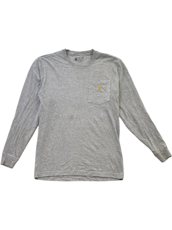 CARHARTT MAGLIA MANICA LUNGA WORKWEAR GRIGIO UOMO PRE OWNED XS