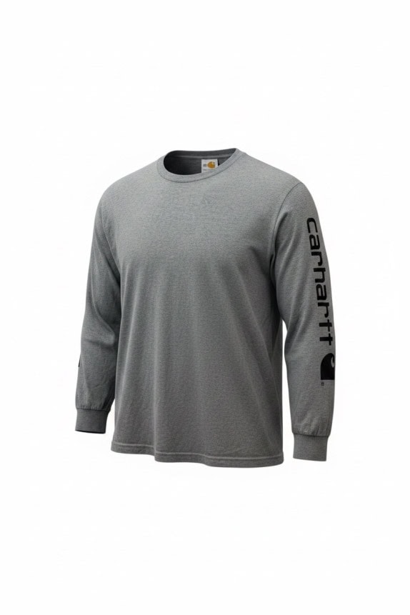 CARHARTT ΜΑΚΡΥΜΑΝΙΚΗ ΜΠΛΟΥΖΑ WORKWEAR ΓΚΡΙ ΑΝΤΡΙΚΟ PRE OWNED XXL