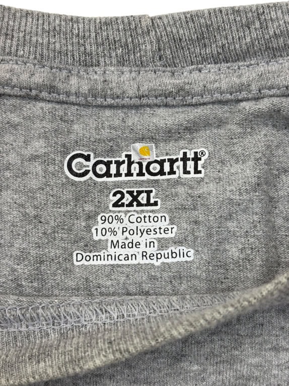 CARHARTT ΜΑΚΡΥΜΑΝΙΚΗ ΜΠΛΟΥΖΑ WORKWEAR ΓΚΡΙ ΑΝΤΡΙΚΟ PRE OWNED XXL