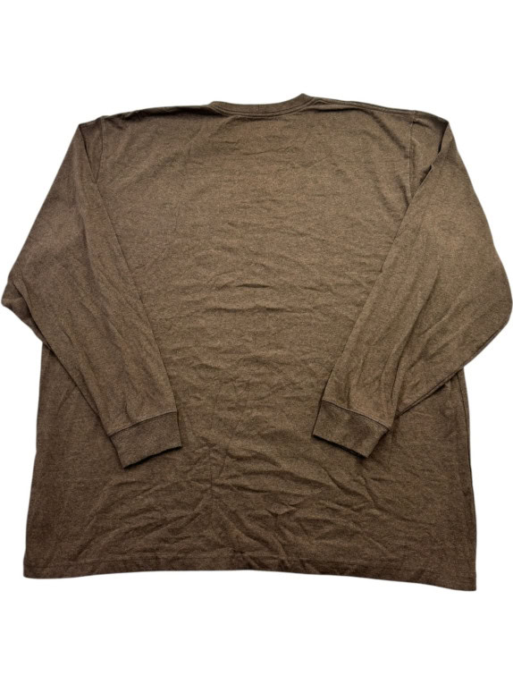 CARHARTT LONG SLEEVE T SHIRT WORKWEAR BROWN MEN PRE OWNED XXL