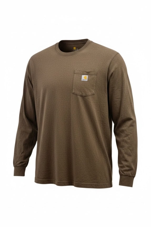 CARHARTT ΜΑΚΡΥΜΑΝΙΚΗ ΜΠΛΟΥΖΑ WORKWEAR ΚΑΦΕ ΑΝΤΡΙΚΟ PRE OWNED XXL
