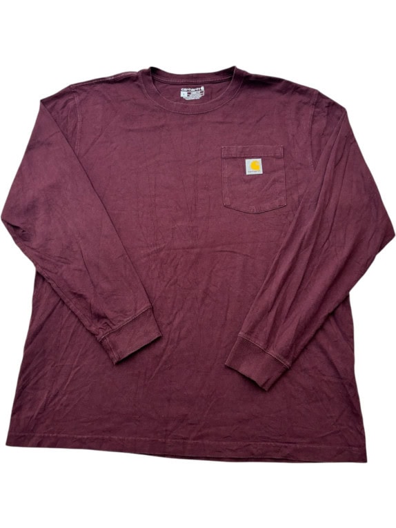 CARHARTT ΜΑΚΡΥΜΑΝΙΚΗ ΜΠΛΟΥΖΑ WORKWEAR ΜΠΟΡΝΤΟ ΑΝΤΡΙΚΟ PRE OWNED L