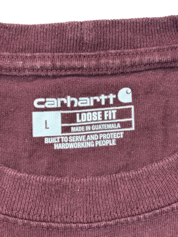 CARHARTT ΜΑΚΡΥΜΑΝΙΚΗ ΜΠΛΟΥΖΑ WORKWEAR ΜΠΟΡΝΤΟ ΑΝΤΡΙΚΟ PRE OWNED L
