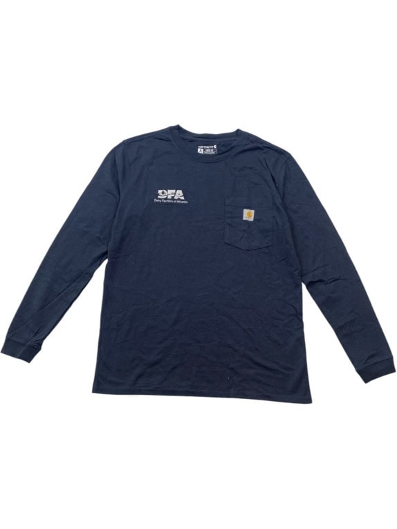CARHARTT ΜΑΚΡΥΜΑΝΙΚΗ ΜΠΛΟΥΖΑ WORKWEAR ΣΚΟΥΡΟ ΜΠΛΕ UNISEX PRE OWNED M